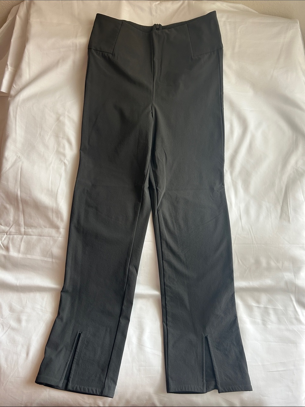 Athleta Black Straight-Leg Stretch Pants